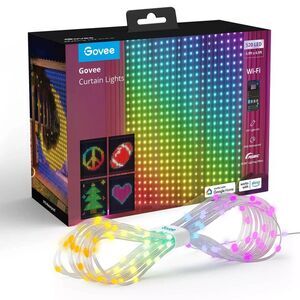 Govee Curtain Light: LED String Lights with 73 Settings, Smart App Control
